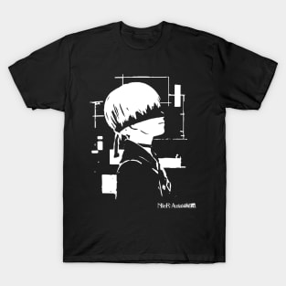 9S Scan Unit YoRHa Android Nier T-Shirt